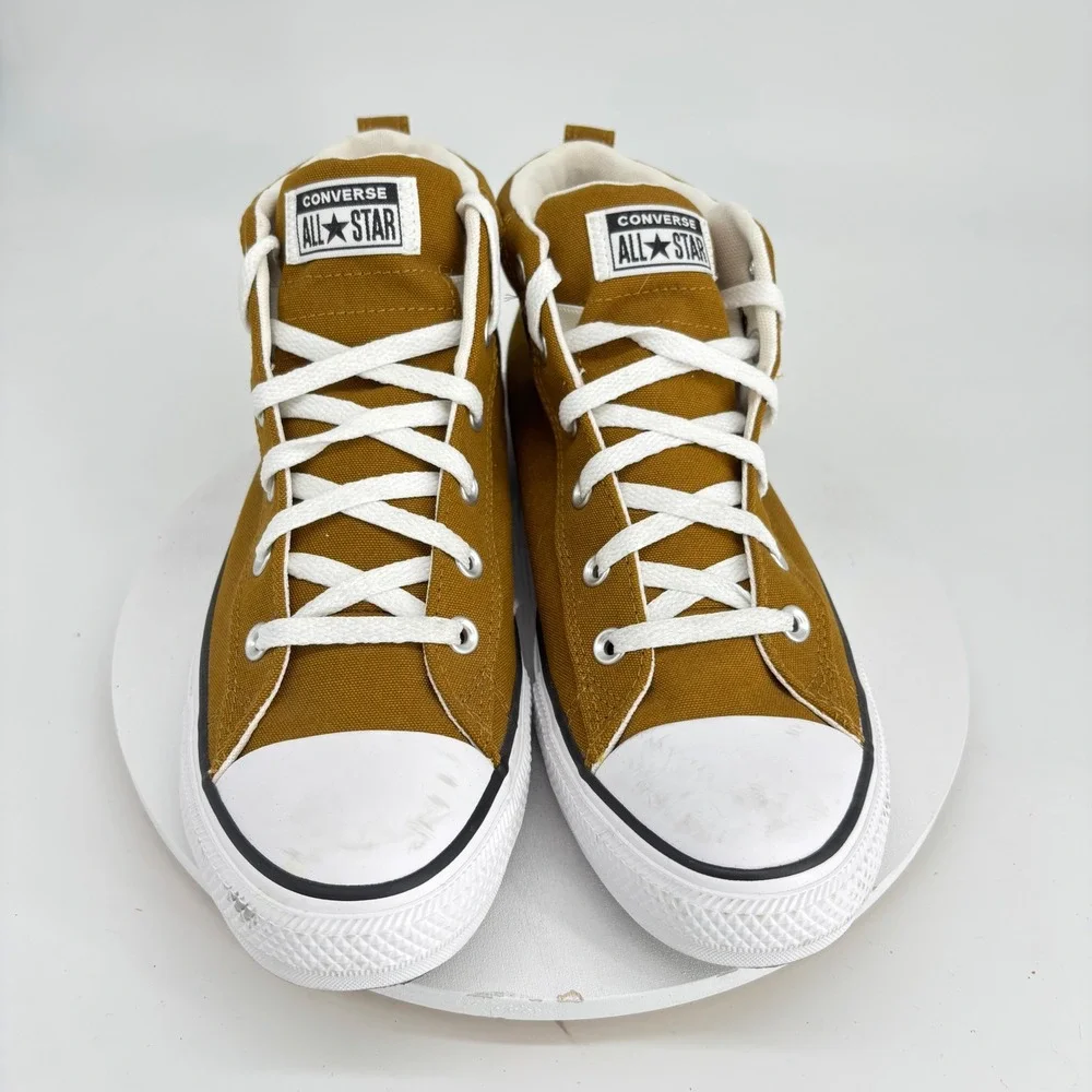 Converse Chuck Taylor CTAS Street Mid‎ Dark Wheat  Mens Sz 11 Sneakers Classic